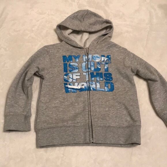 NWOT “My Mom Is Out of This World” Hoodie - 24 M - Picture 2 of 7